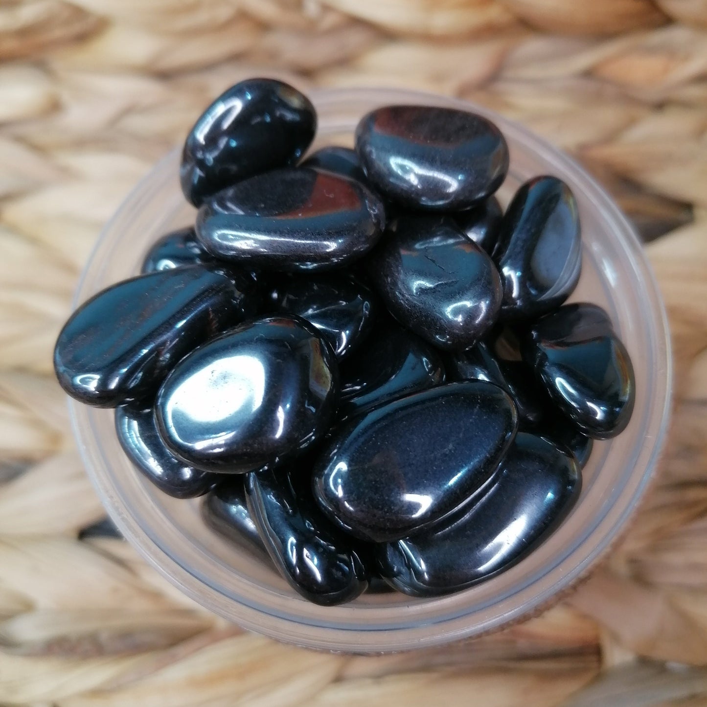 Black Silver Hematite Tumbles