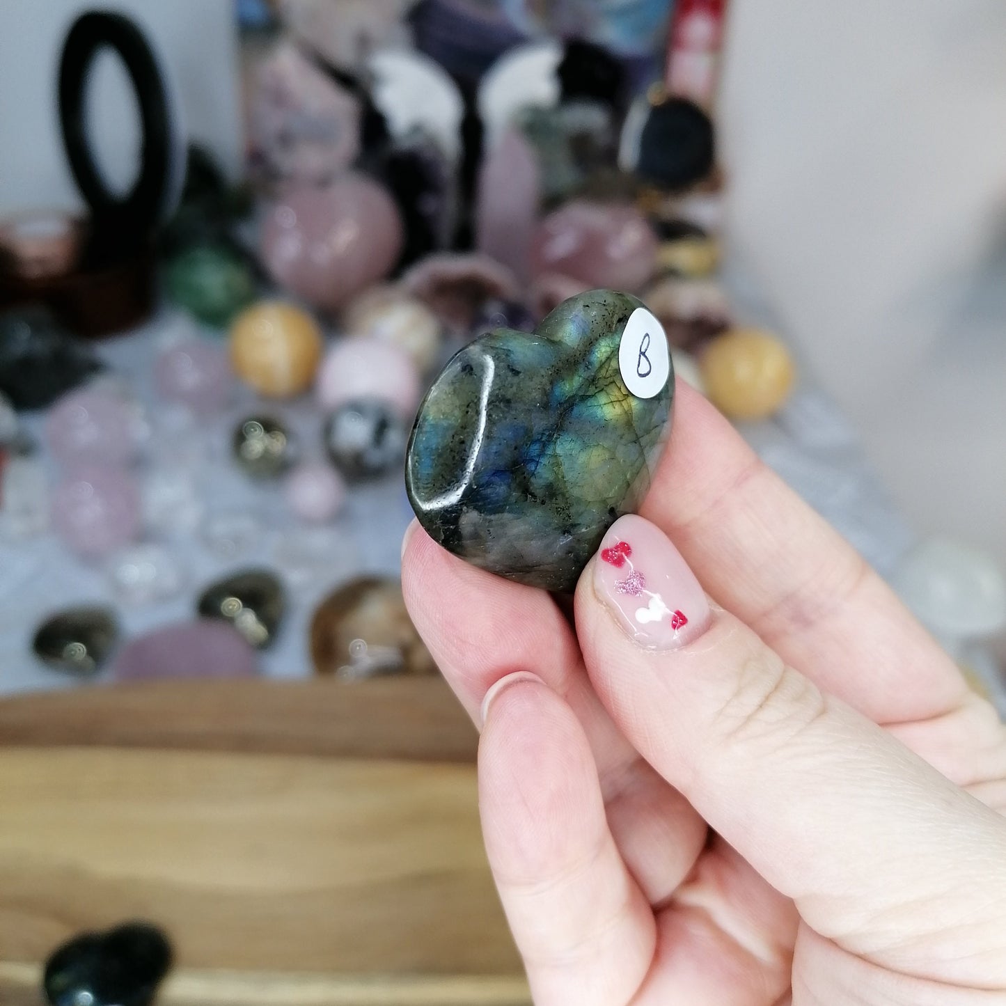 Labradorite Mini Heart Option B
