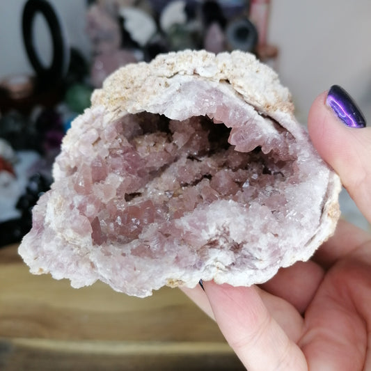 Large AA Grade Pink Amethyst Geode
