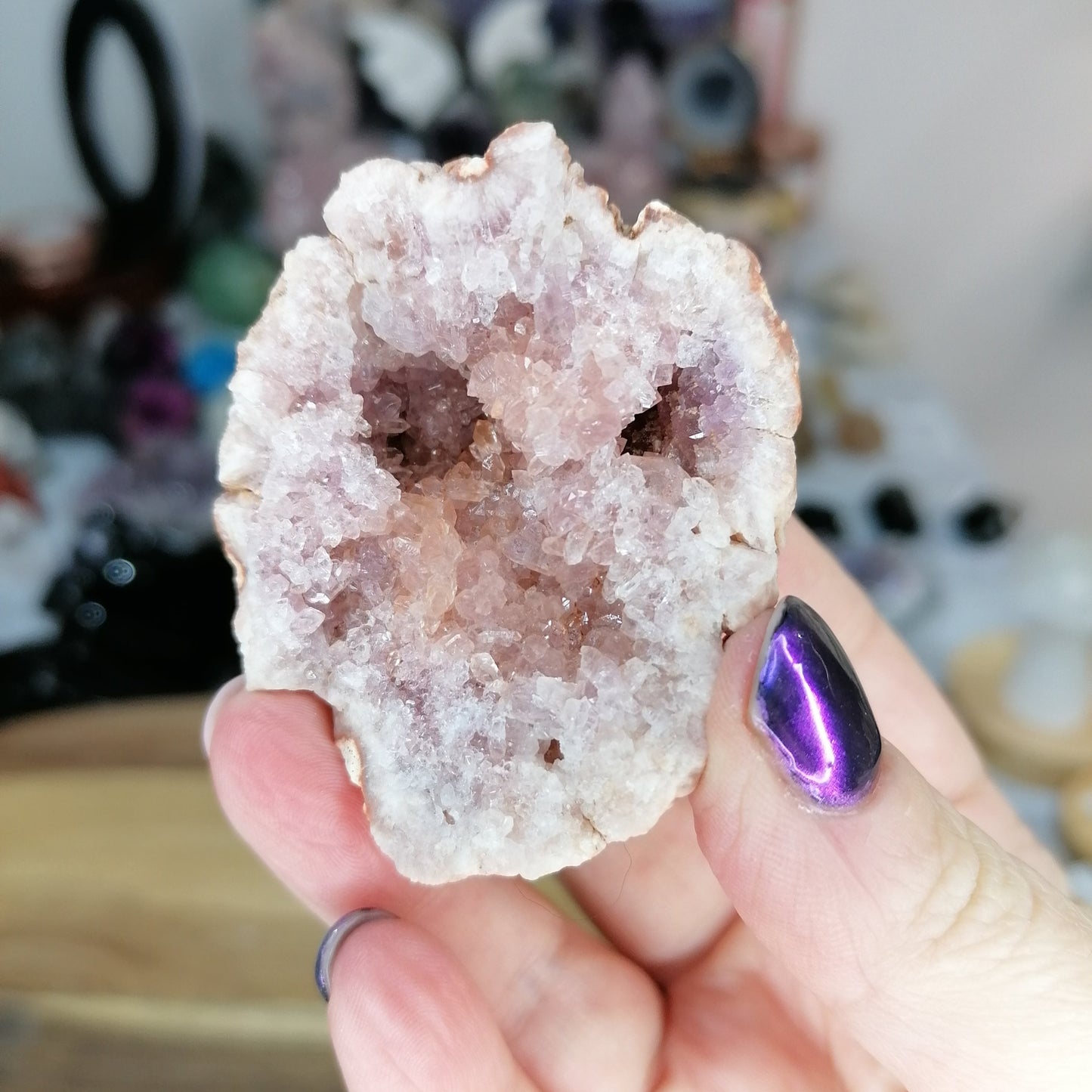 Pink Amethyst Geode