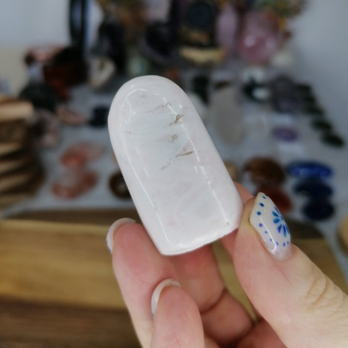 Pink Mangano Calcite Mini Freeform