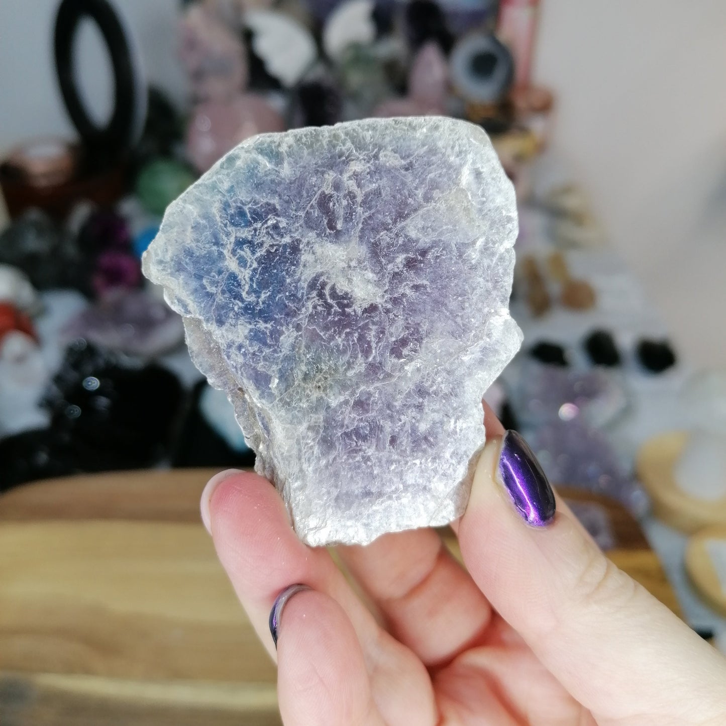 Purple Mica Lepidolite Book