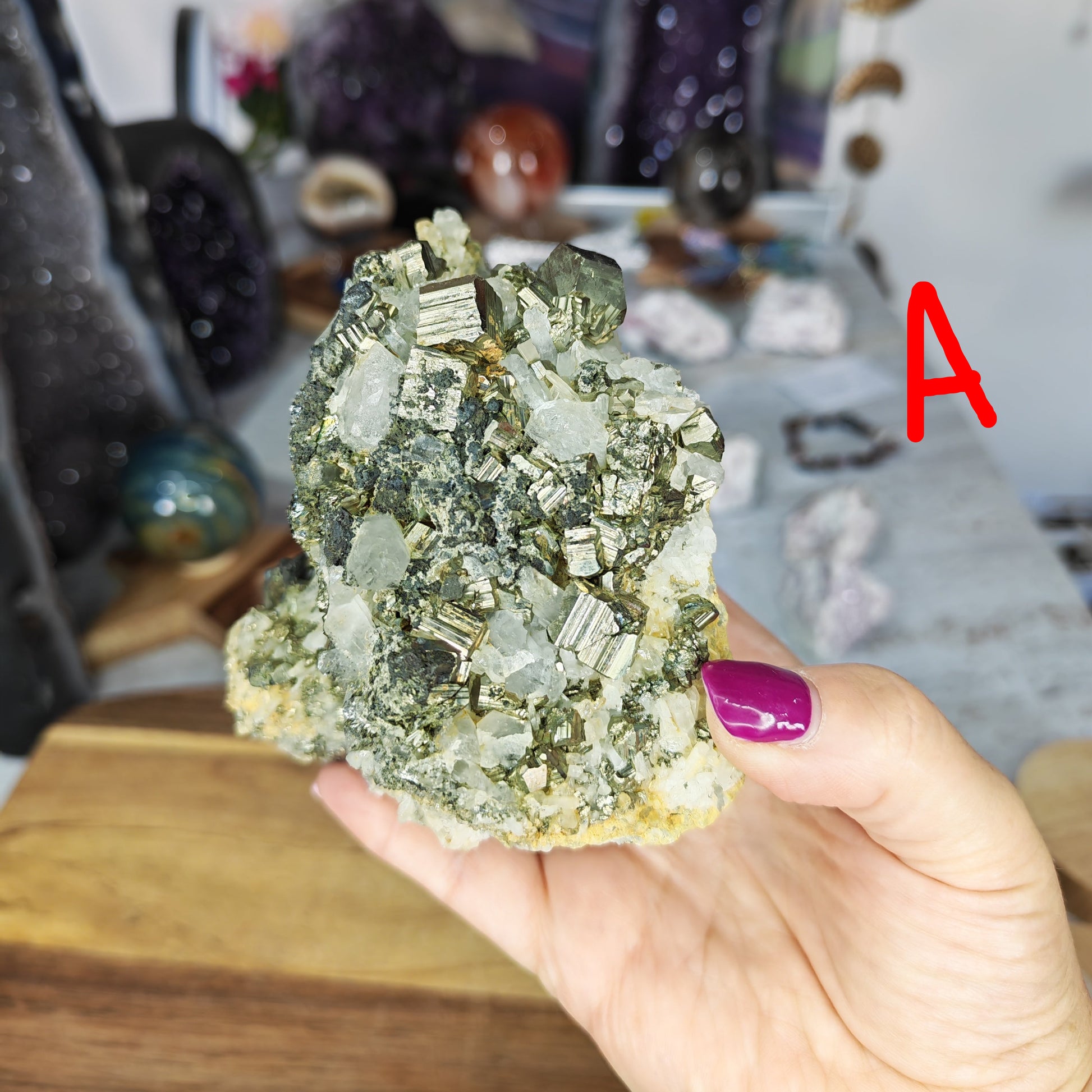 Pyrite Quartz