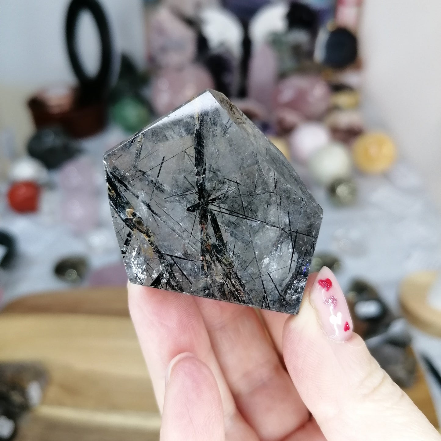 Tourmaline Quartz Freeform Option C