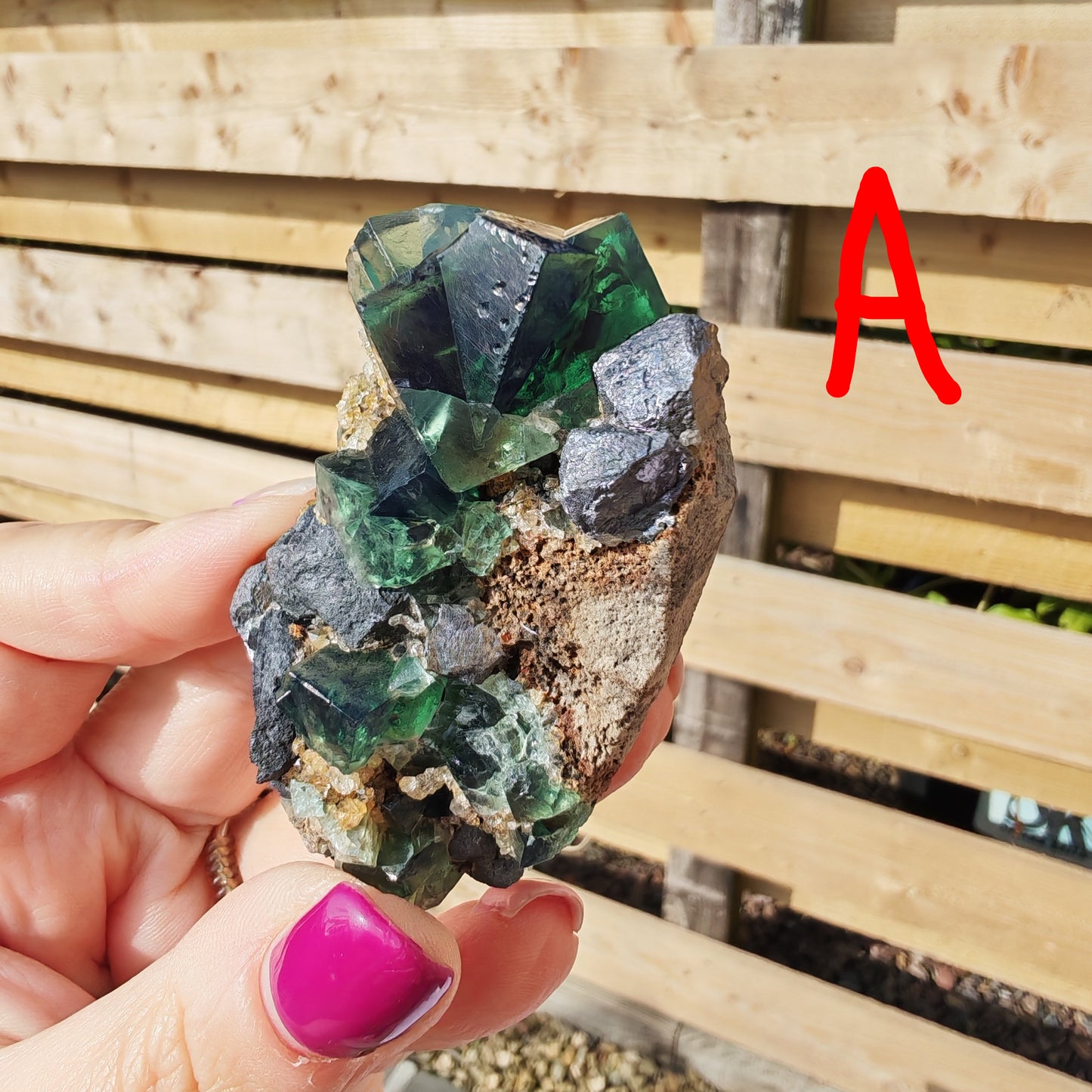 Green Druzy Dreams Pocket UK Fluorite Specimen with Quartz and Galena