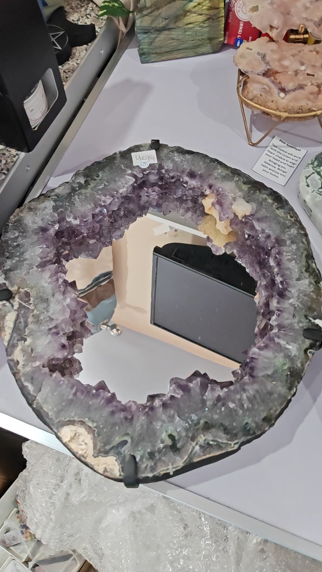 Amethyst Portal Mirror