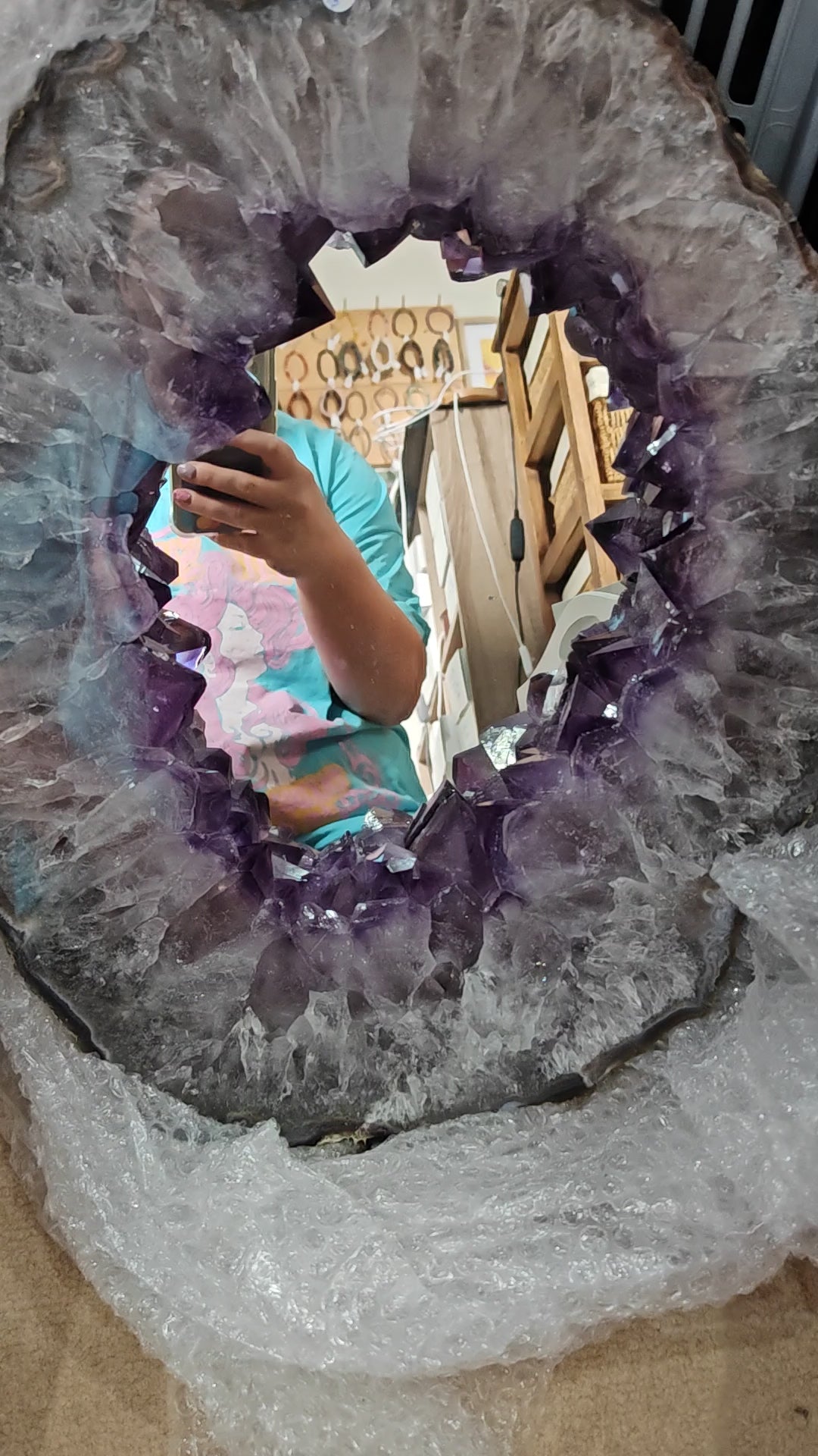 Amethyst Portal Mirror