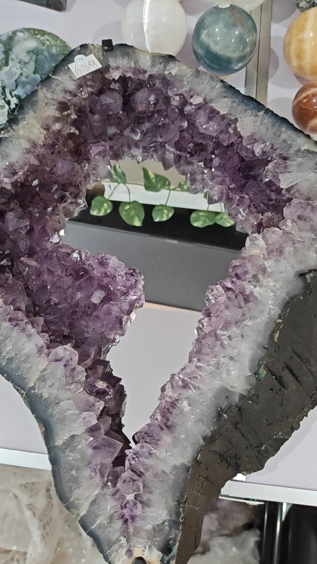 Amethyst Portal Mirror