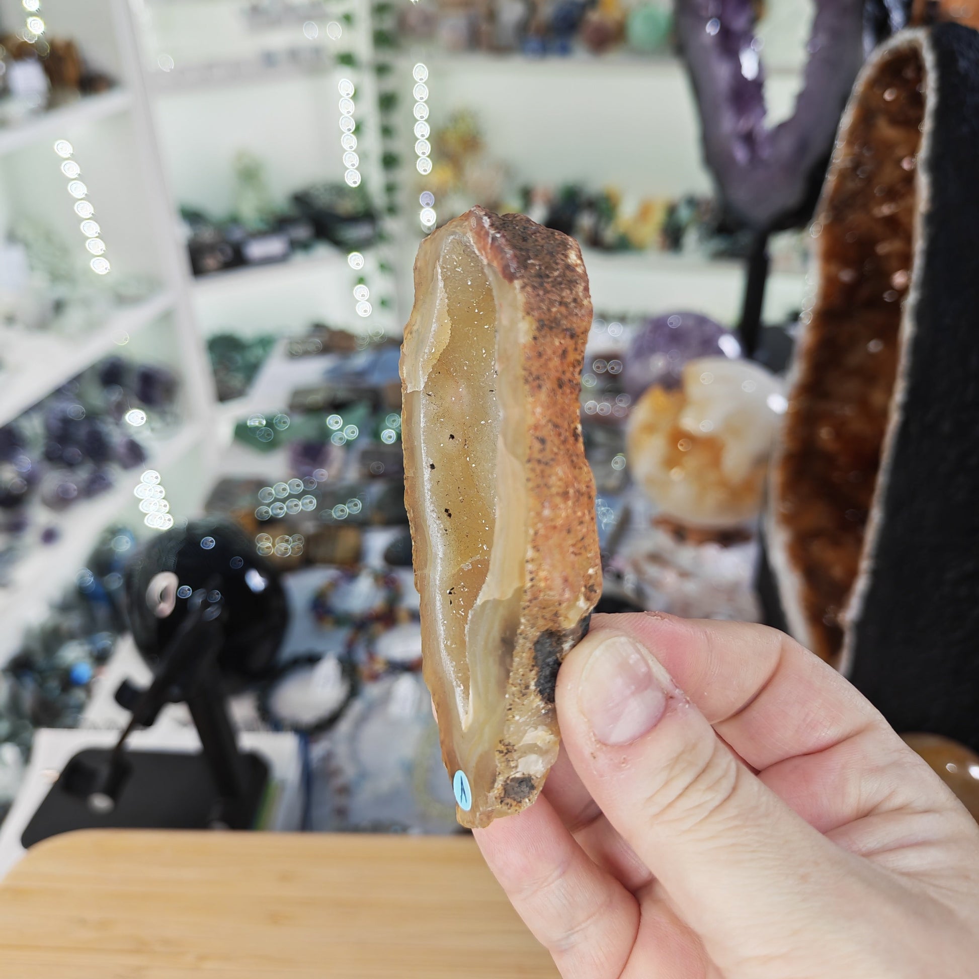 Agate Geode Slice Option A