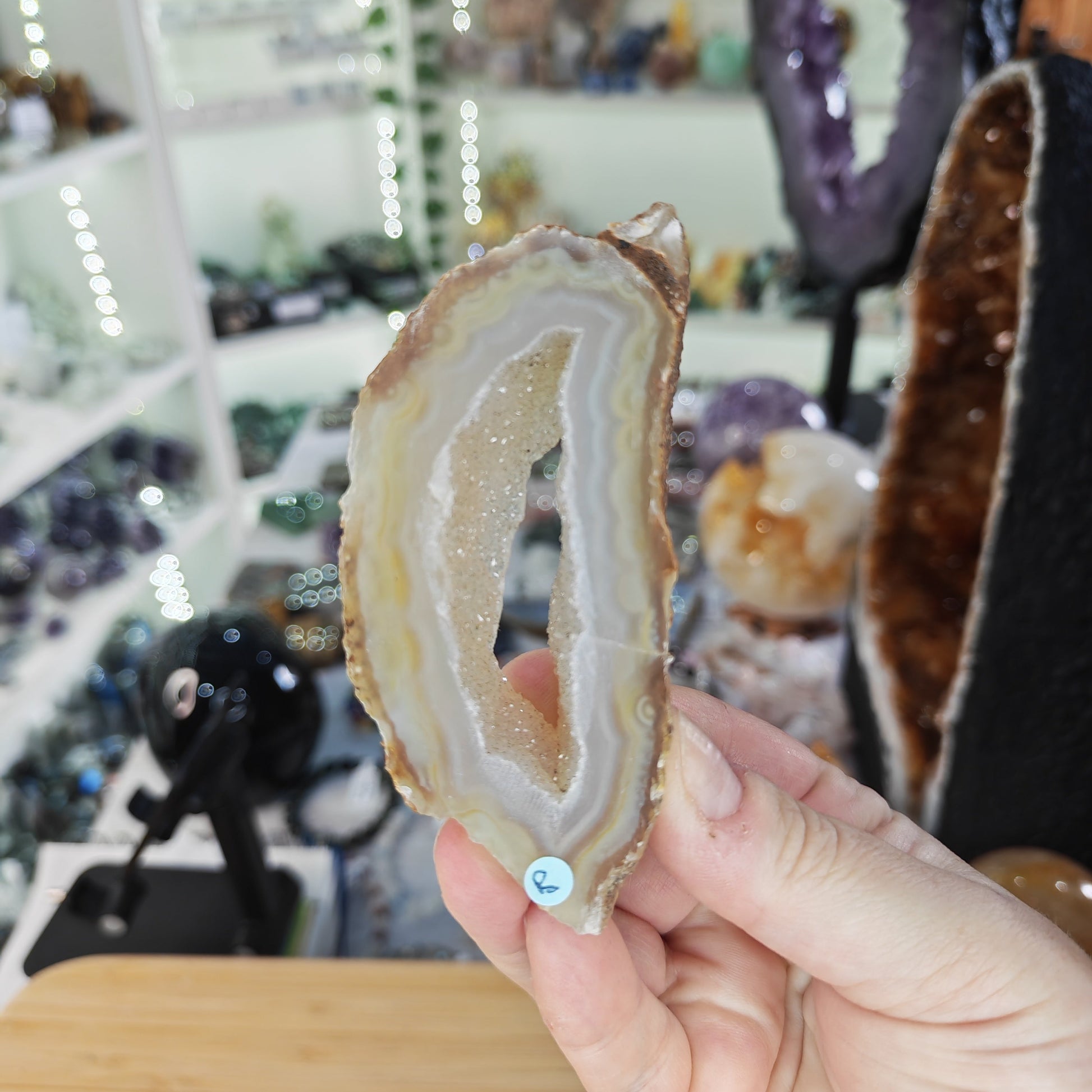 Agate Geode Slice Option B