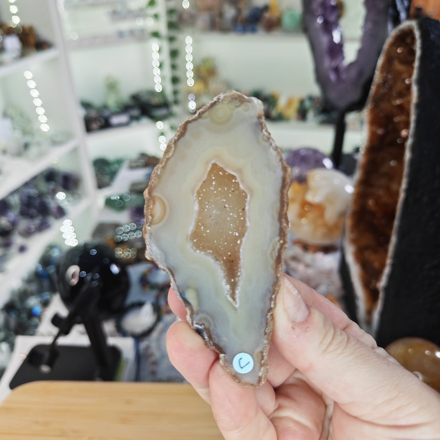Agate Geode Slice Option C