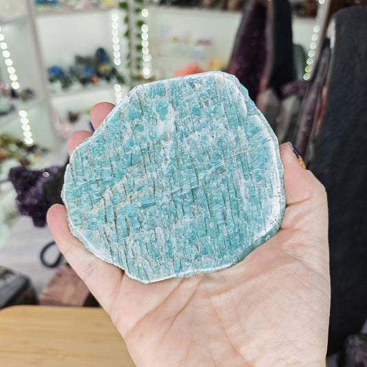 Amazonite Slice Coaster