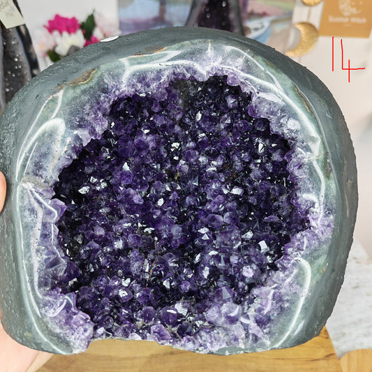 Cadbury Purple Amethyst Church with circular shape