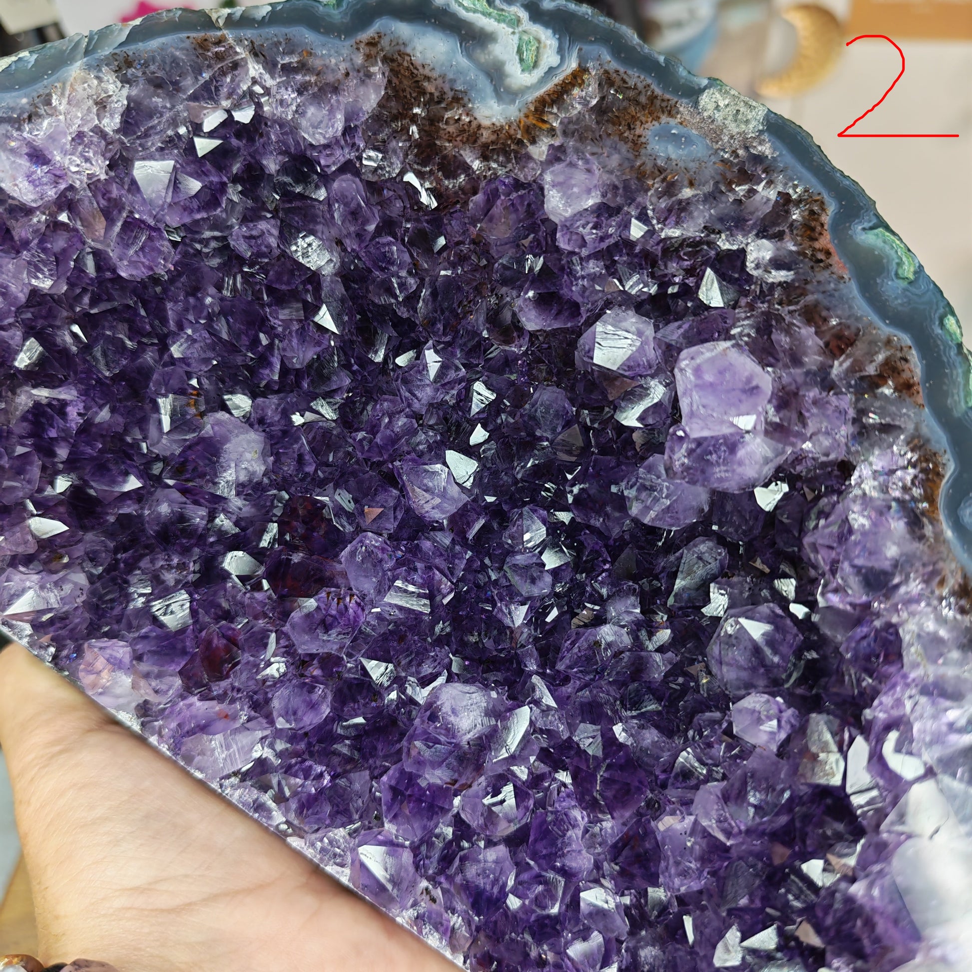 Dark Purple high quality Amethyst Church