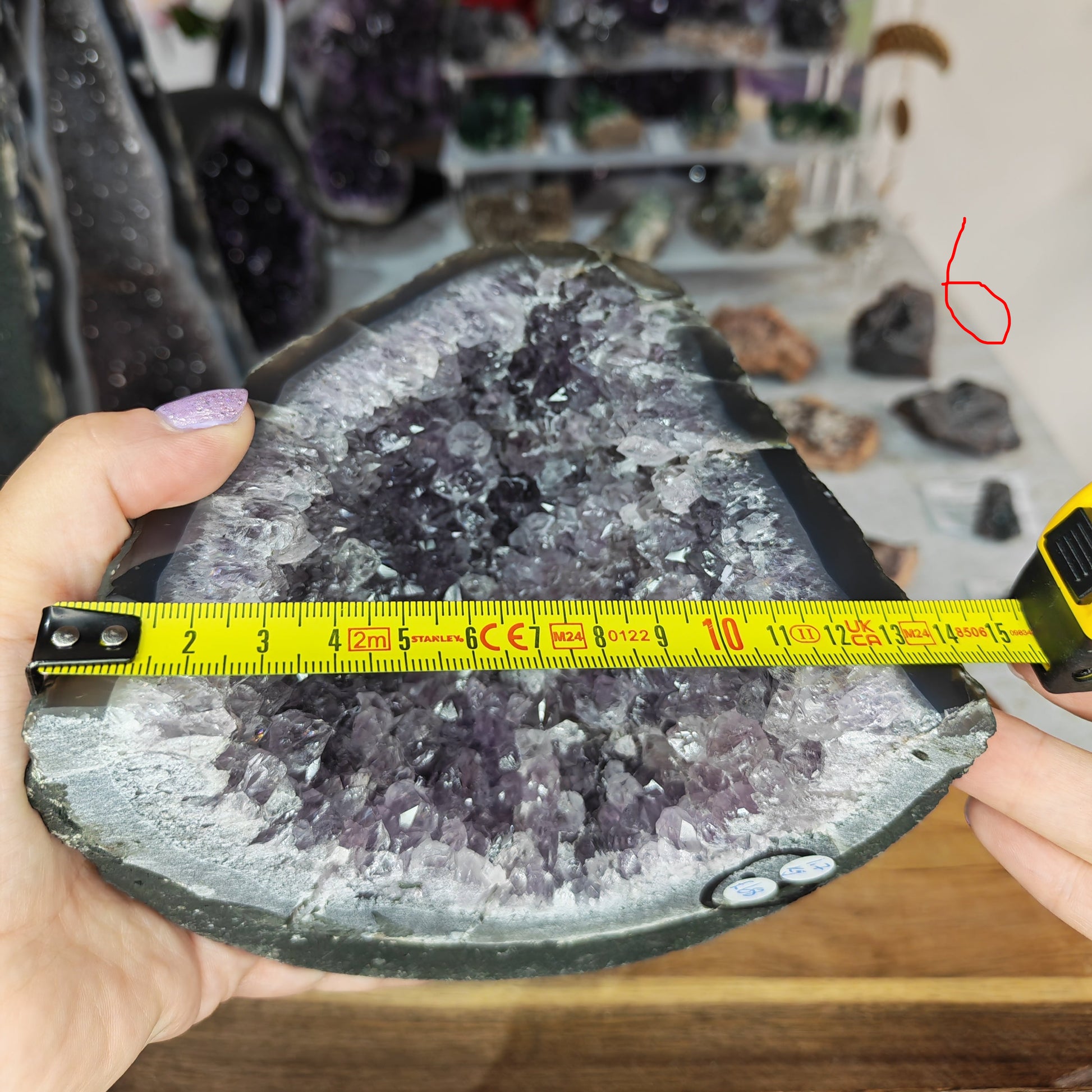 moody dark amethyst cathedral church width 14cm