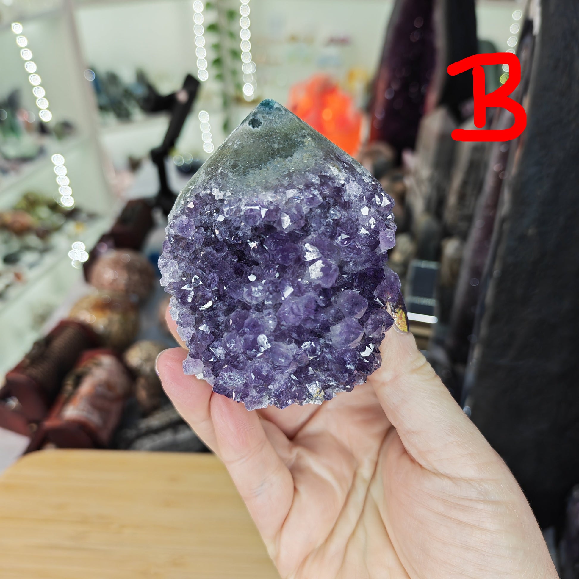 Amethyst Druzy Tower Option B