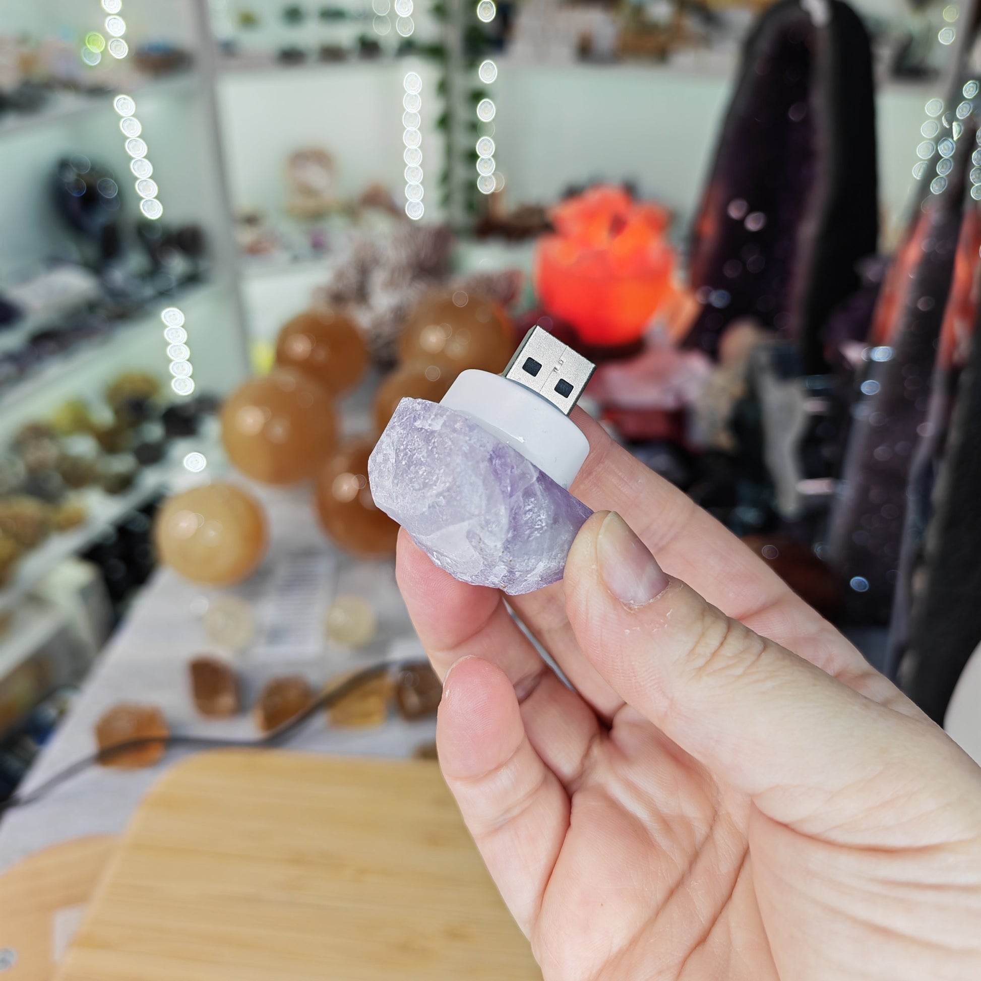 Amethyst Night Light