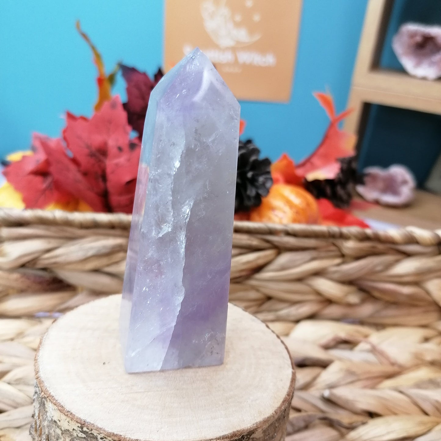 Purple and White aura Amethyst Tower