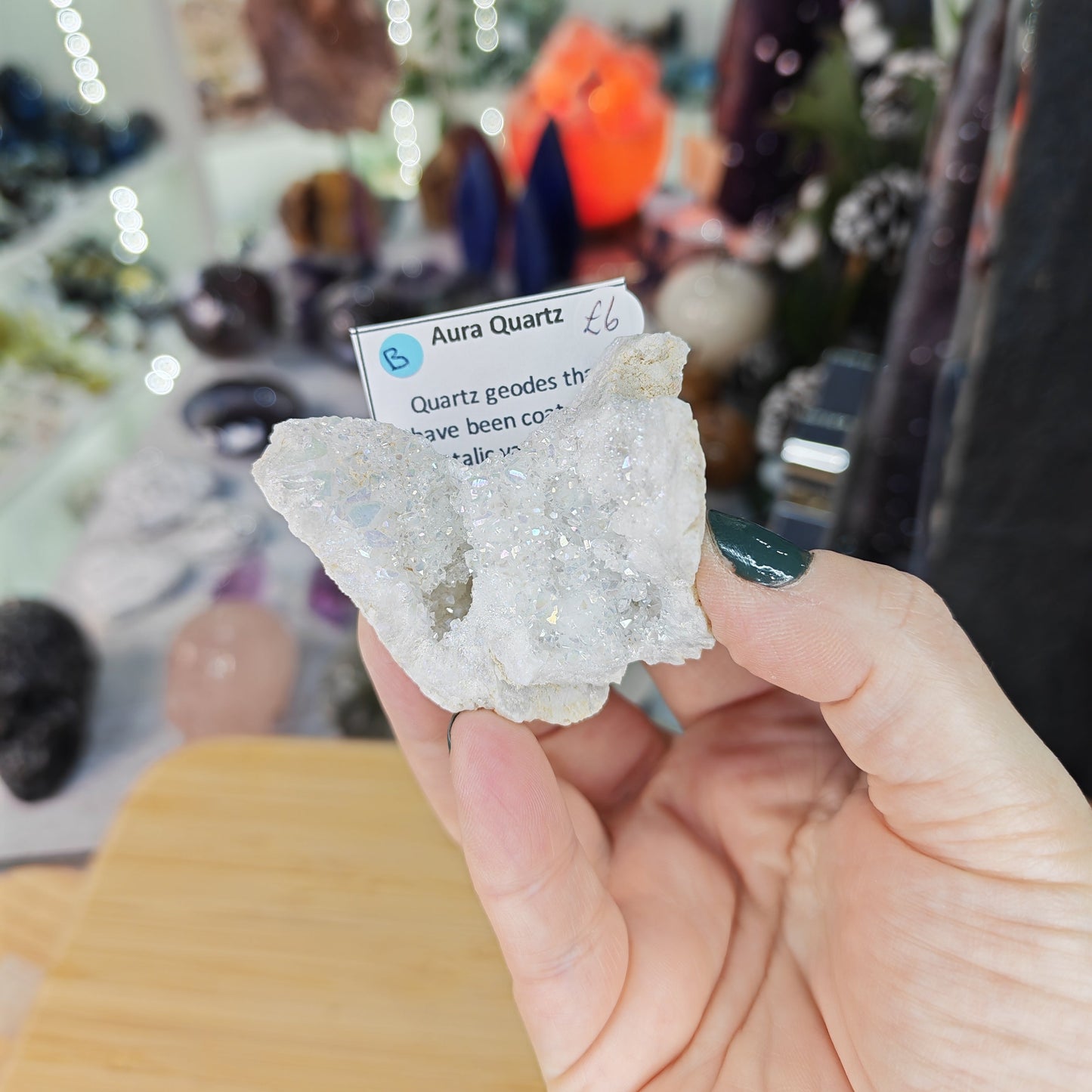 Aura Quartz Cluster Option B