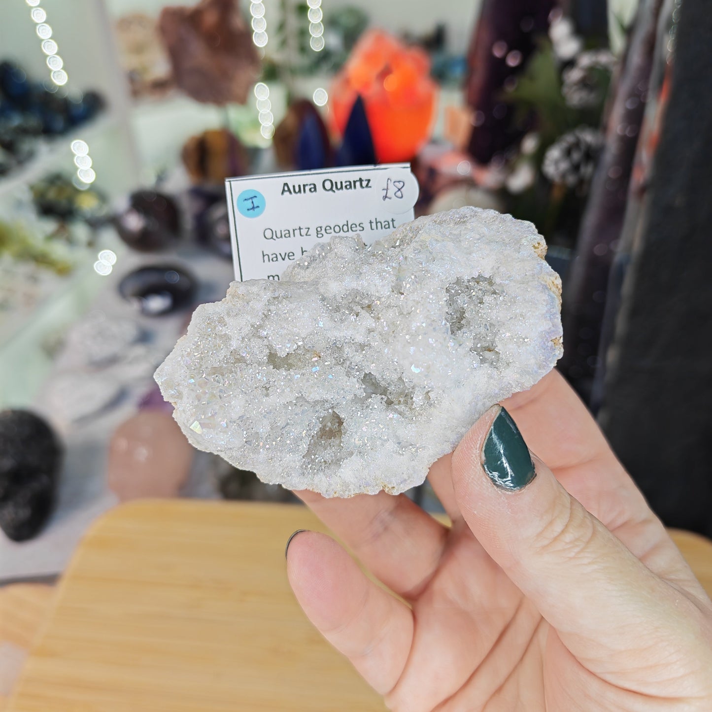 Aura Quartz Cluster Option I