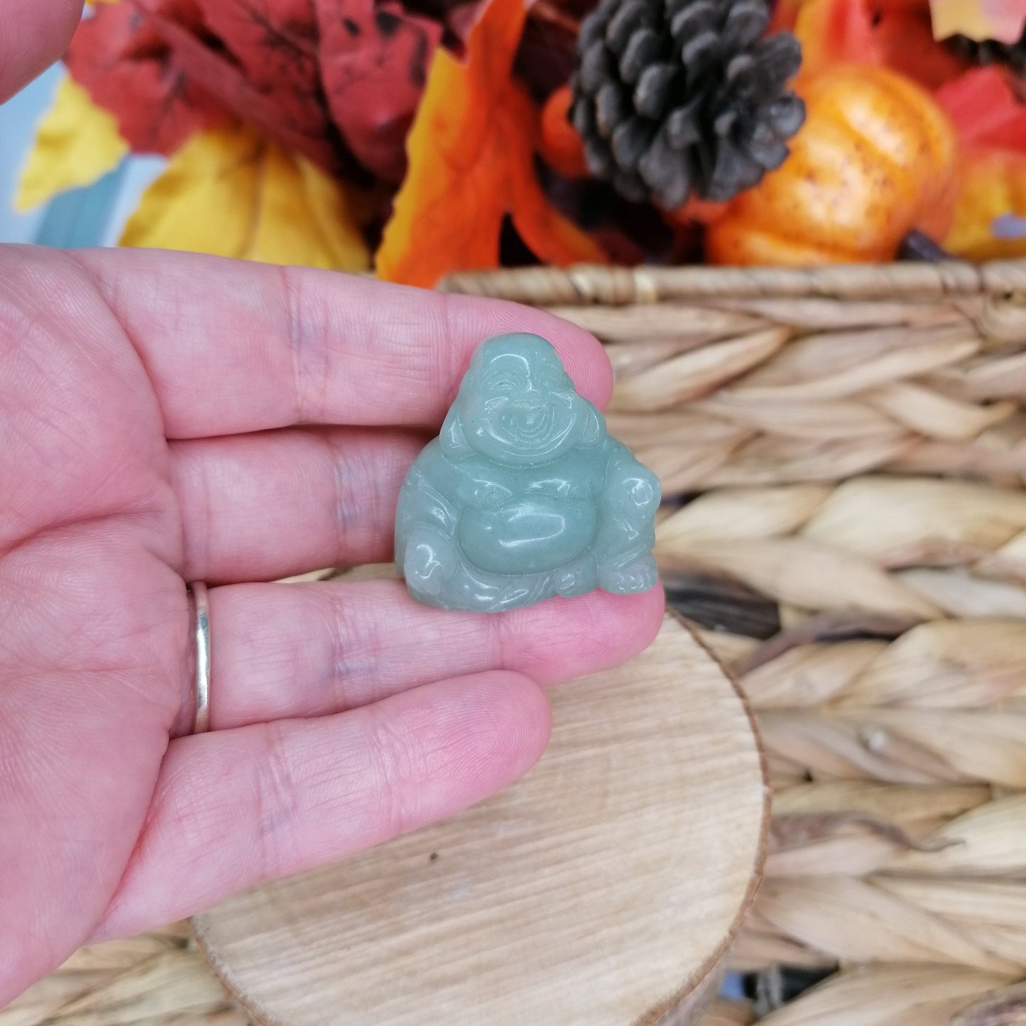 Green Aventurine Crystal Buddha