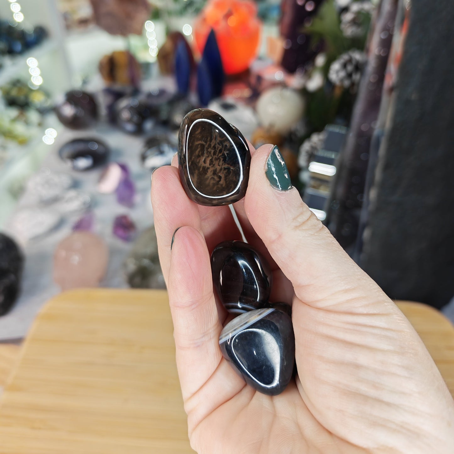 Black Onyx Tumblestone