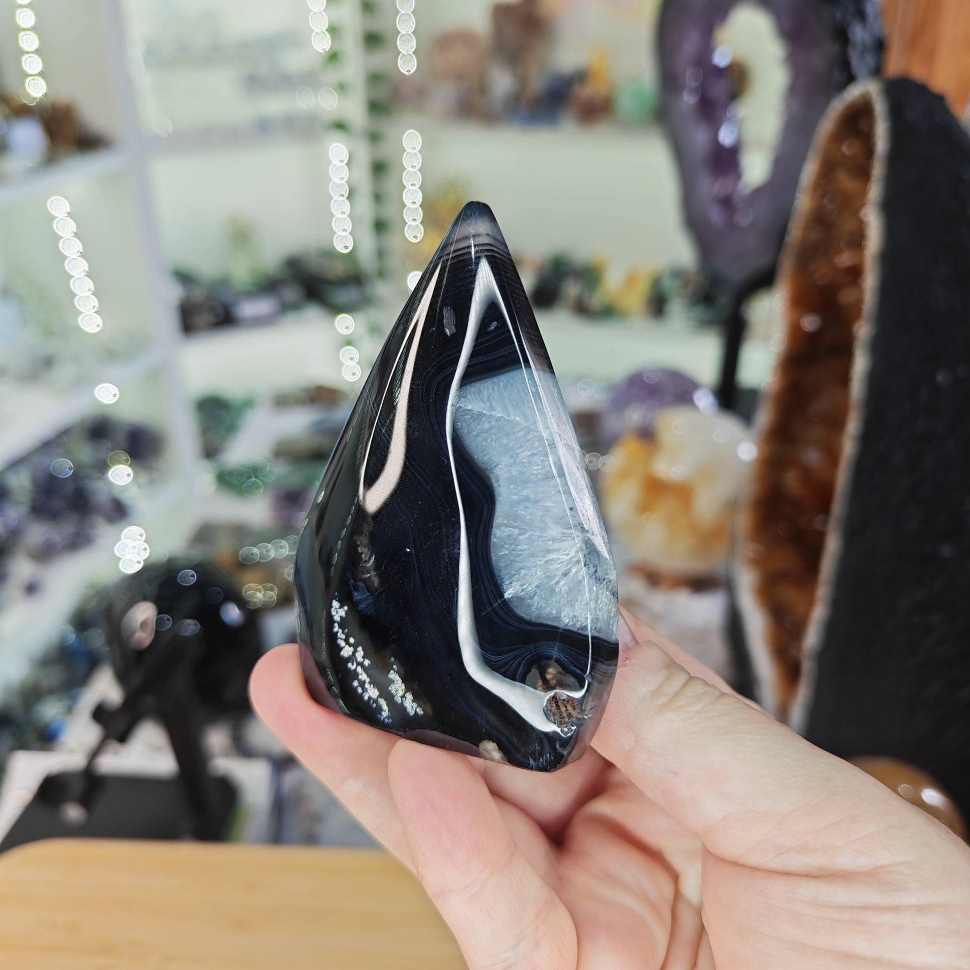Black Sardonyx Flame Option A