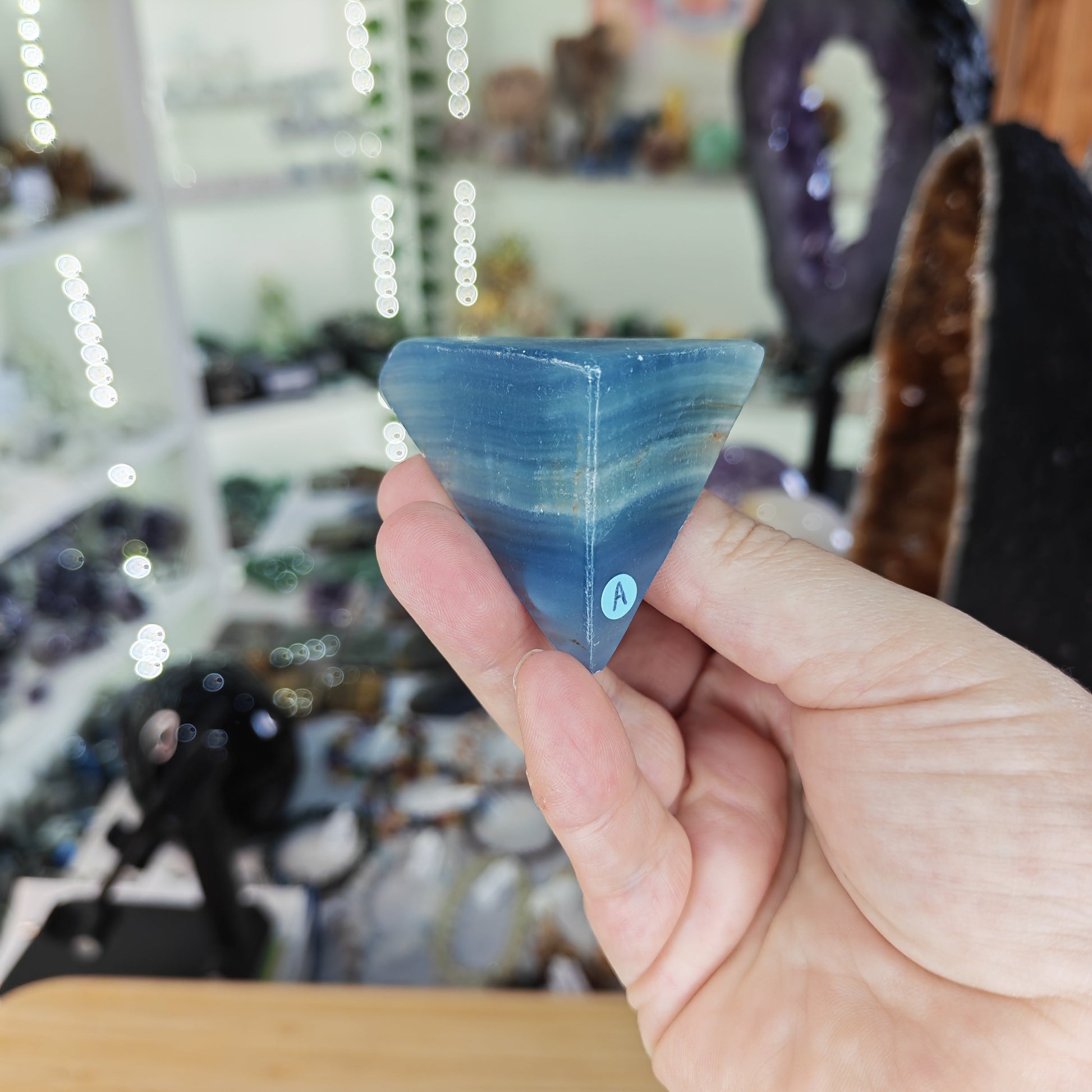 Blue Aragonite Crystal Freeform Option A