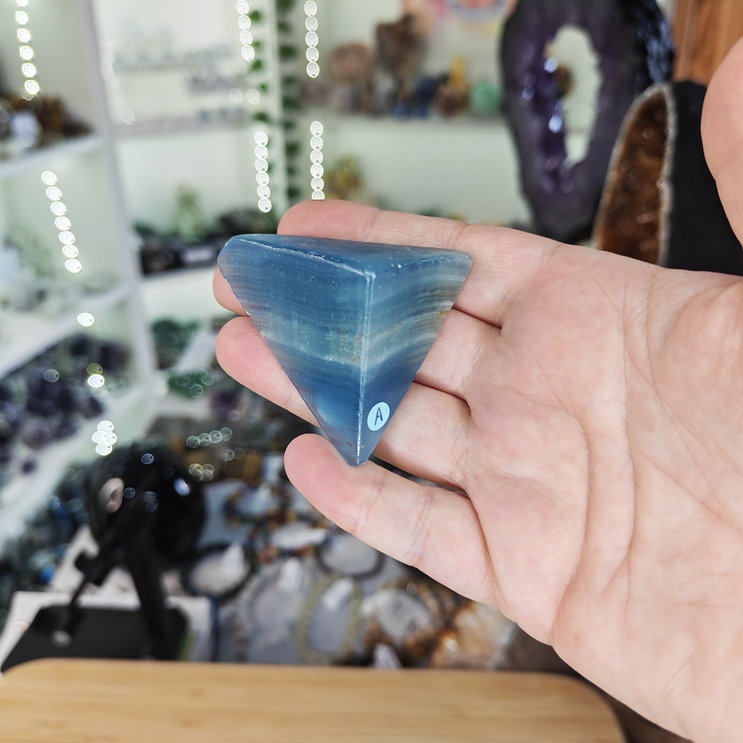 Blue Aragonite Freeform Option A
