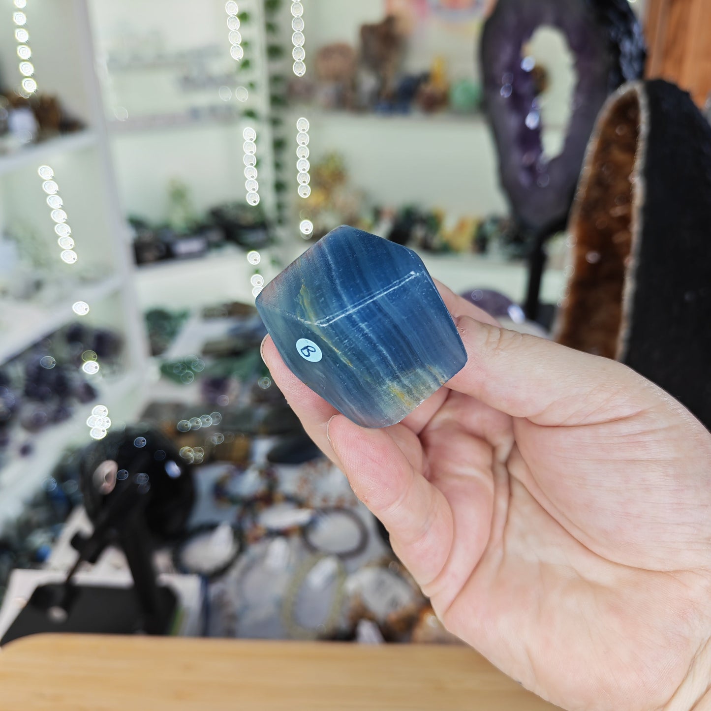 Blue Aragonite Freeform Option B