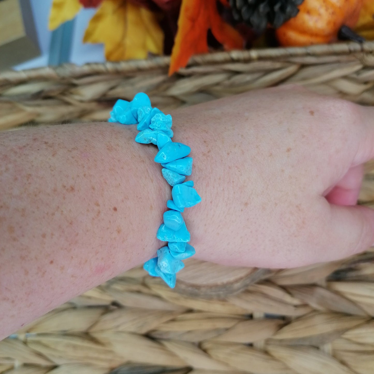 Blue Howlite Bracelet