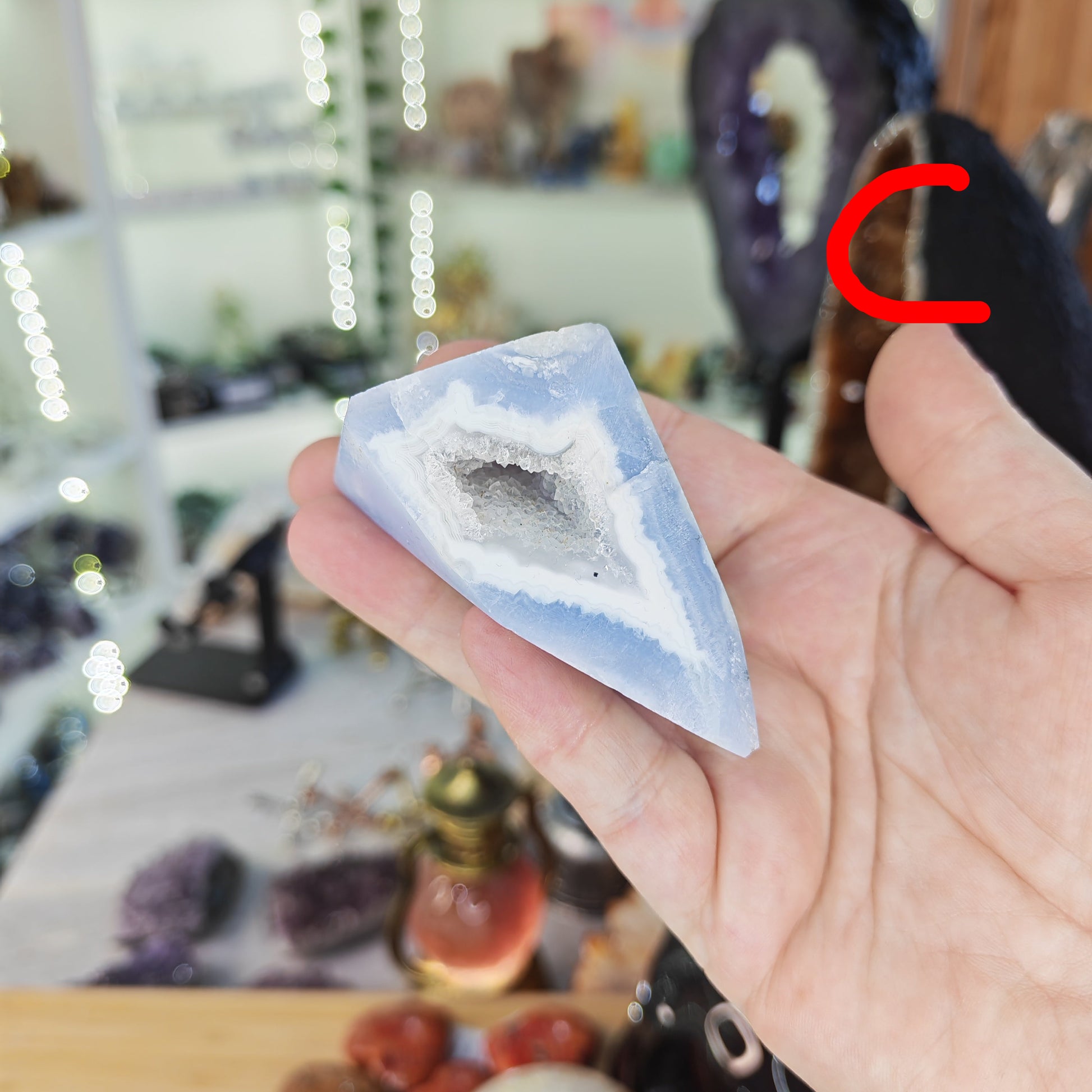 Blue Lace Agate Freeform Option C