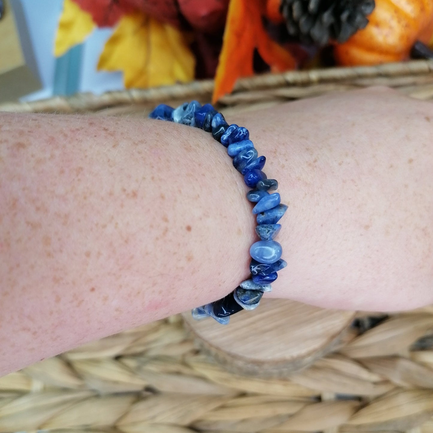 Blue Sodalite Crystal Bracelet