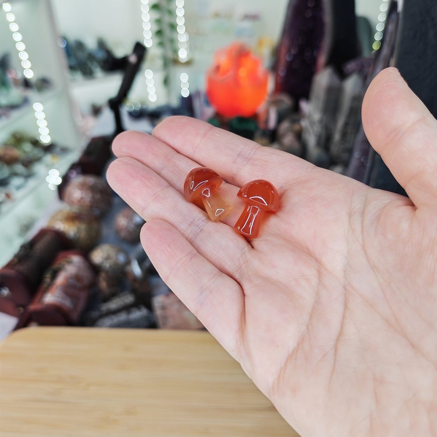 Carnelian Mini Mushroom