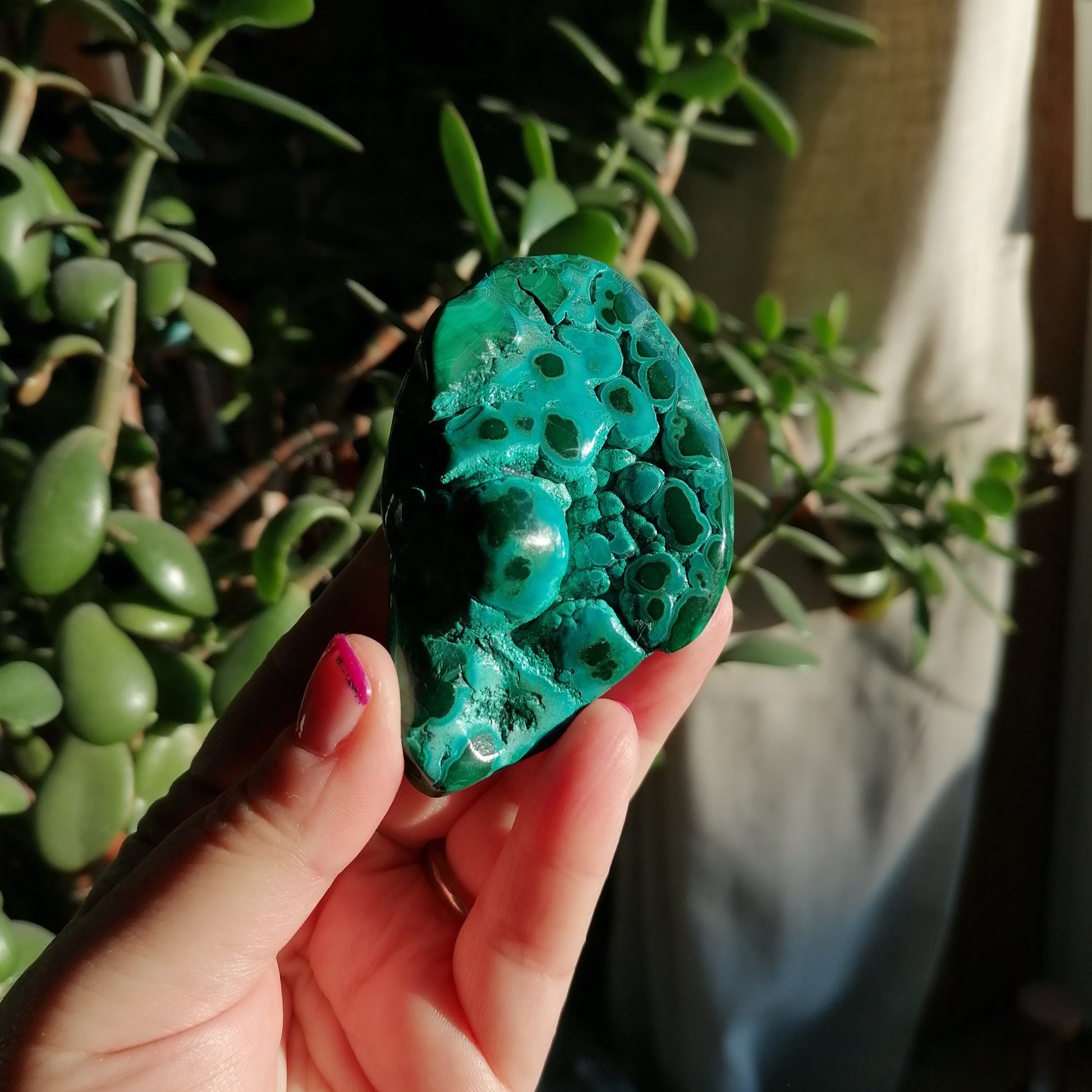 blue chrysocolla and green malachite mix known as malacholla