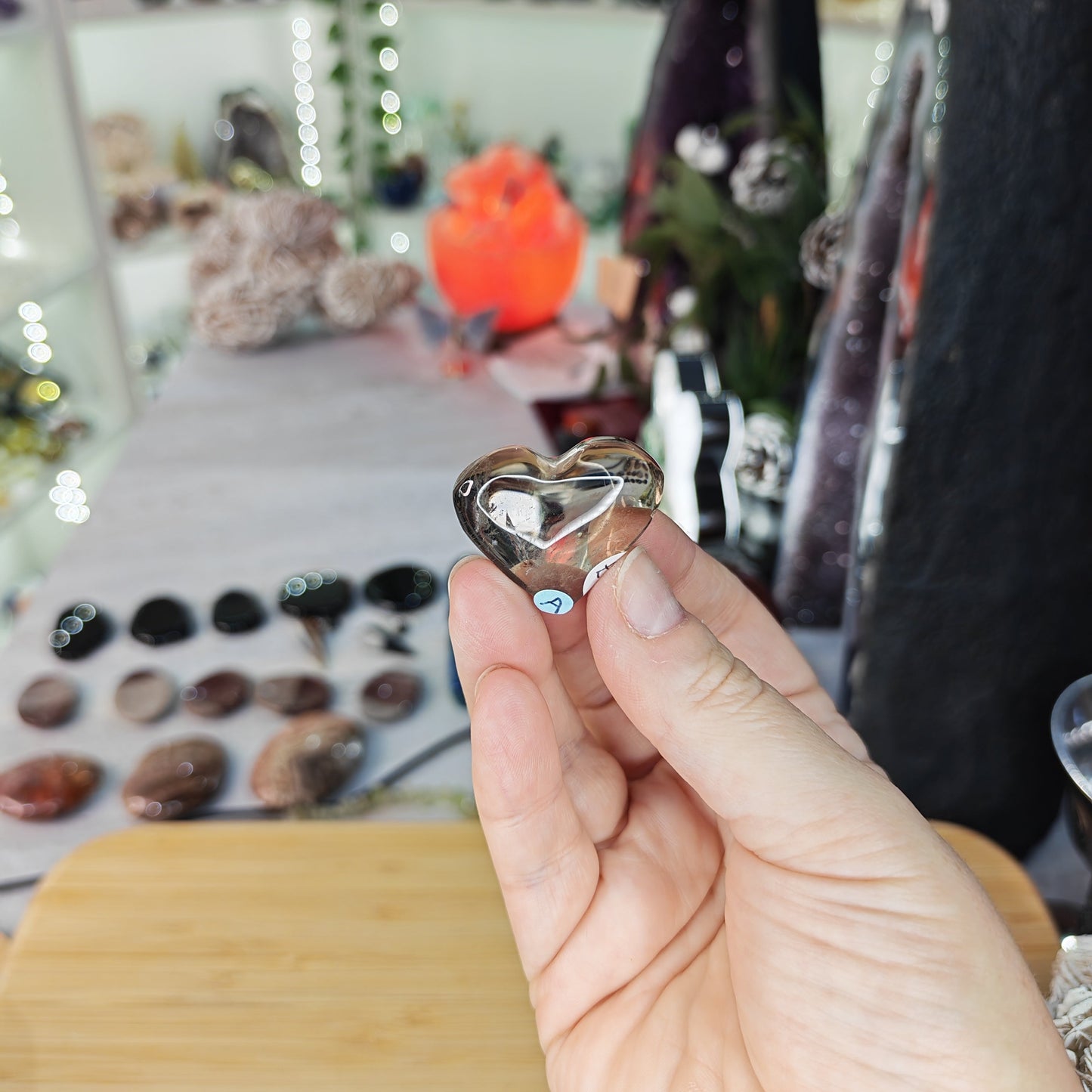 Citrine Mini Heart Option A