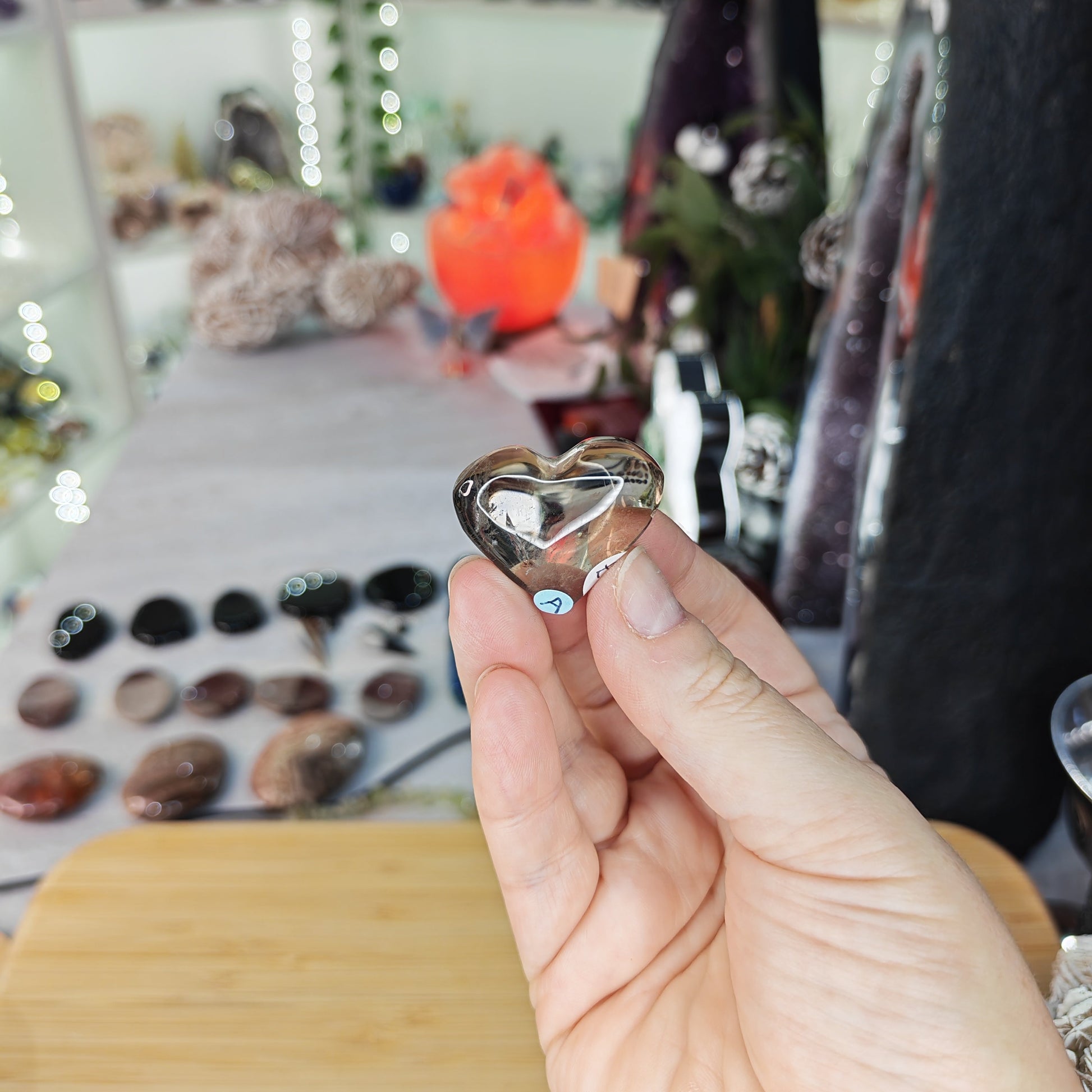 Citrine Mini Heart Option A