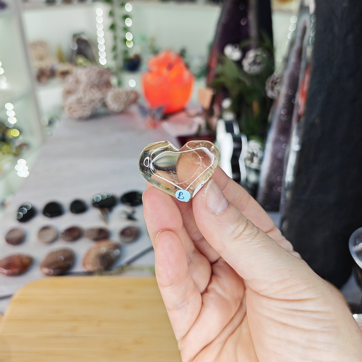 Citrine Mini Heart Option B