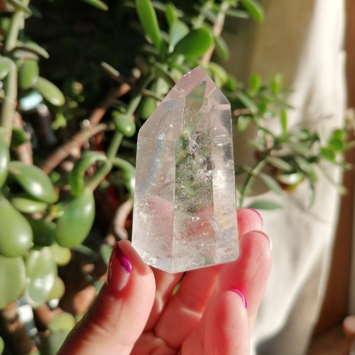 clear quartz point tower