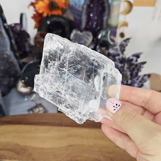 Clear Selenite Slab