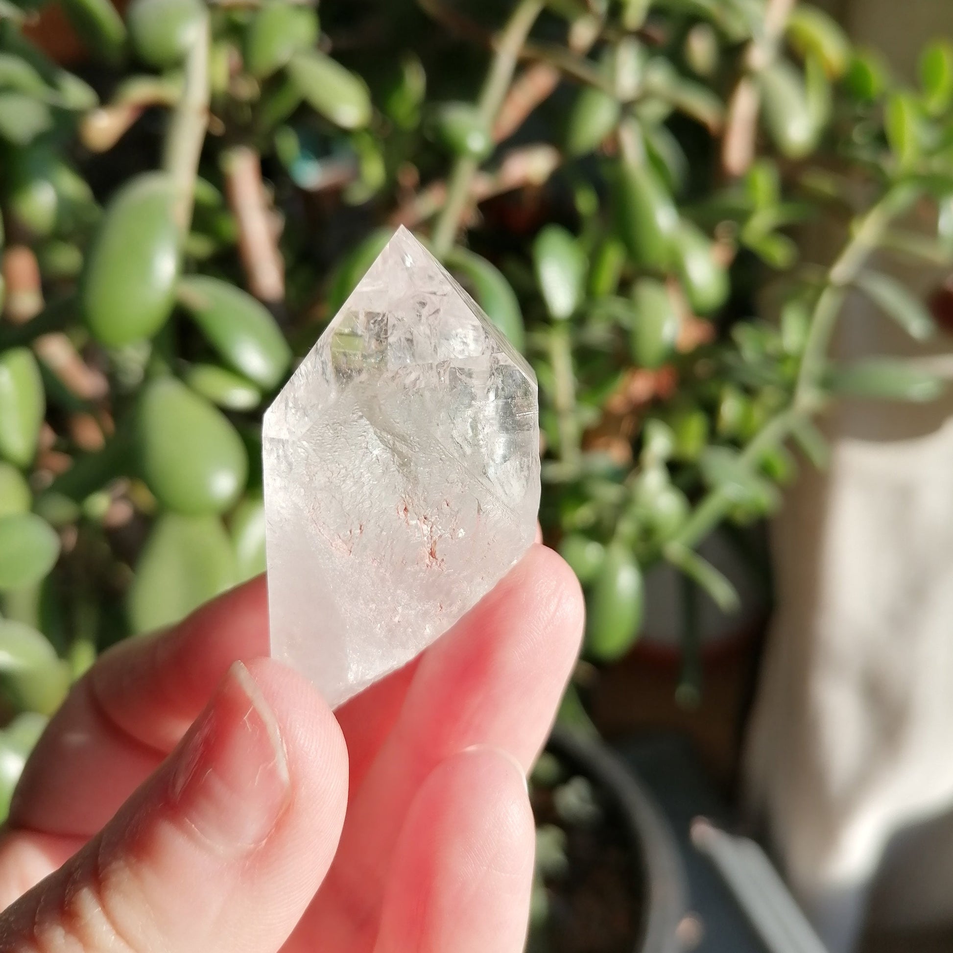 Colombian Lemurian Pink Quarts rare collector piece