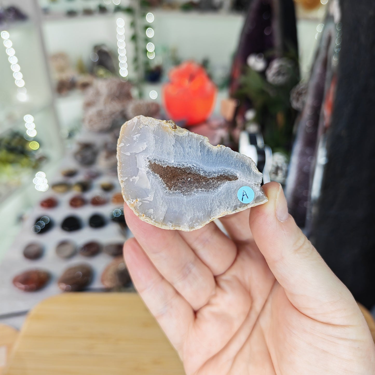 Druzy Agate Geode Option A