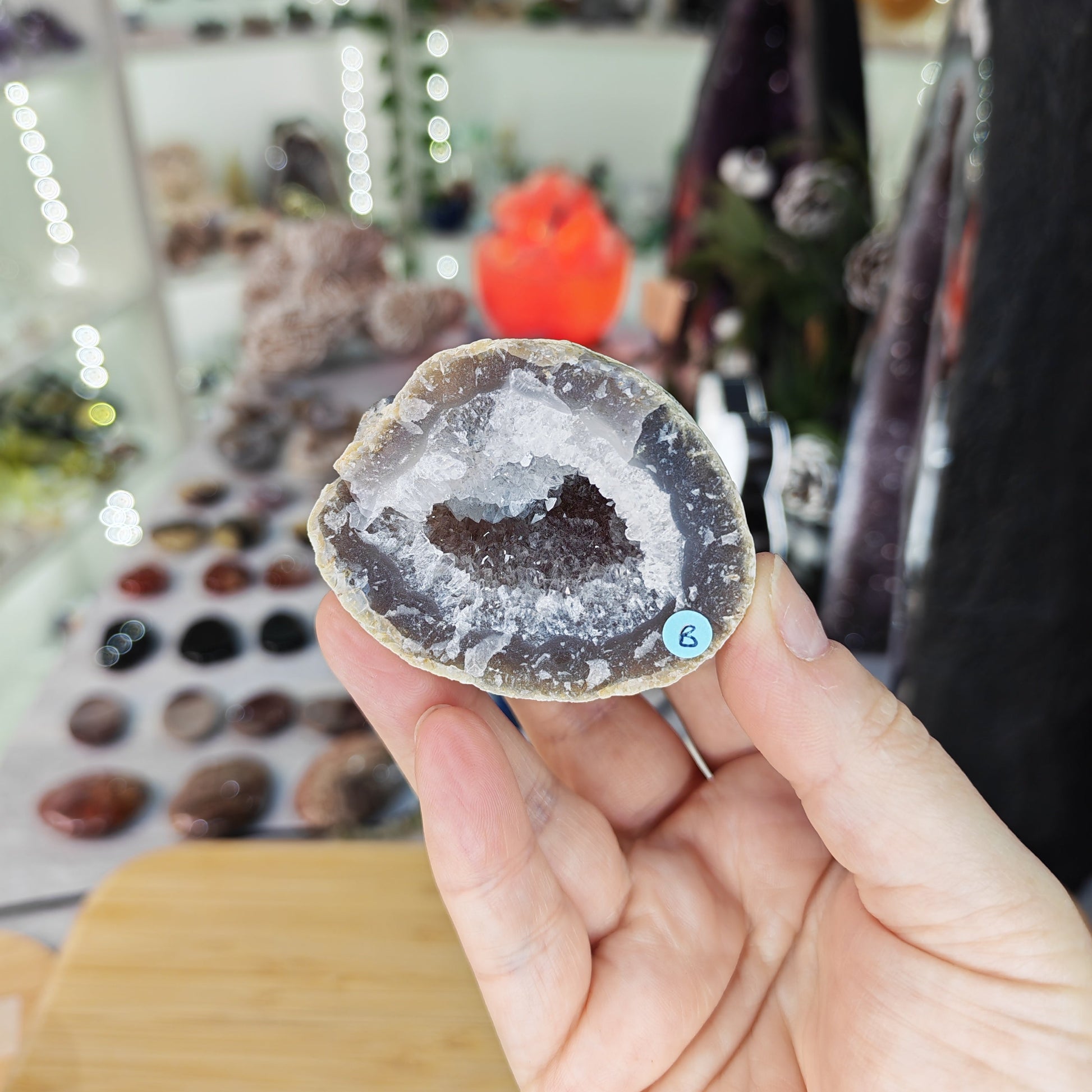 Druzy Agate Geode Option B