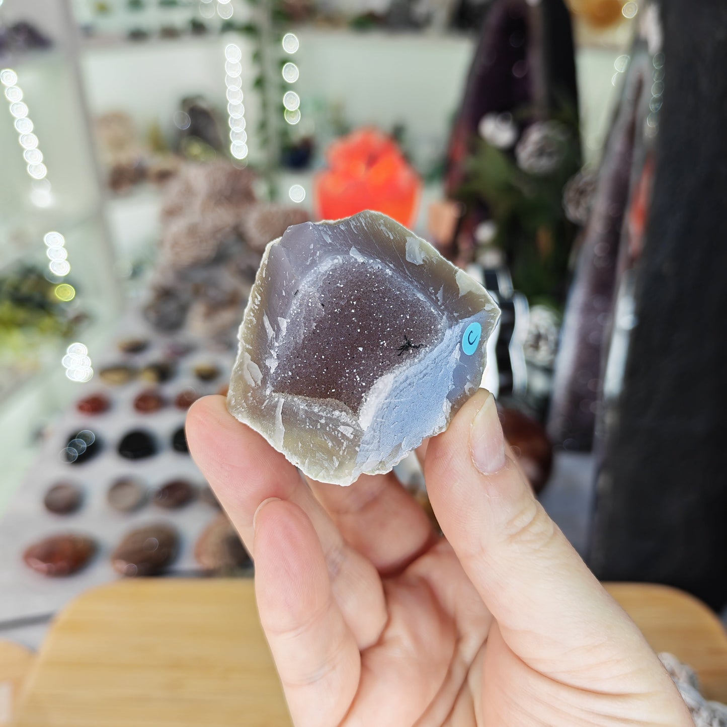 Druzy Agate Geode Option C