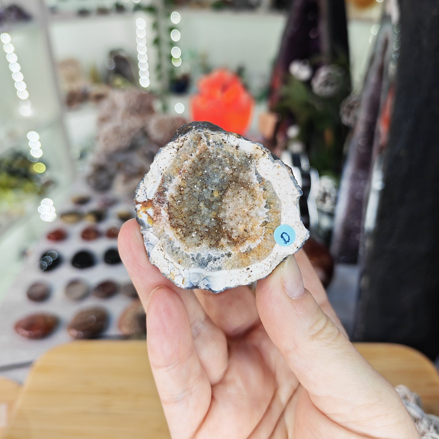 Druzy Agate Geode Option D