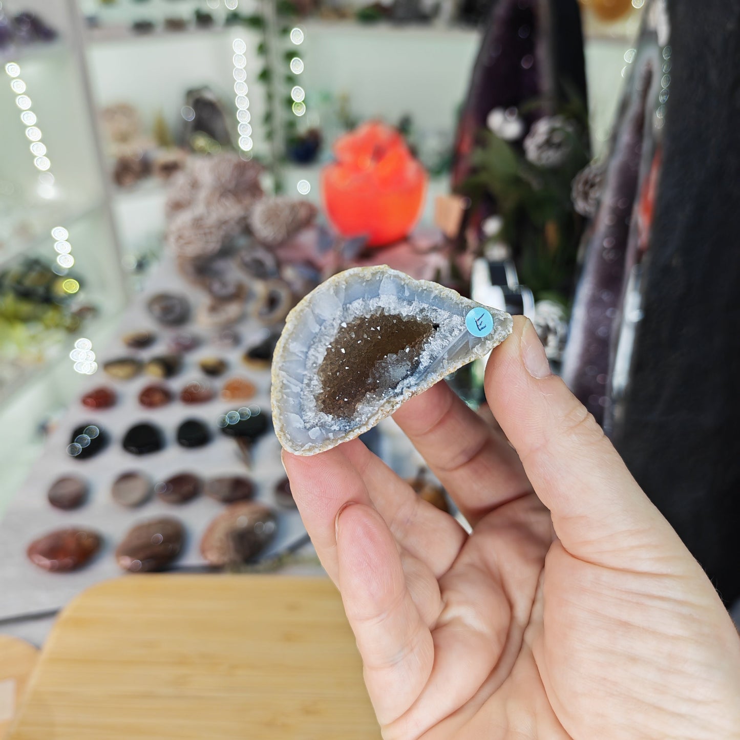 Druzy Agate Geode Option E