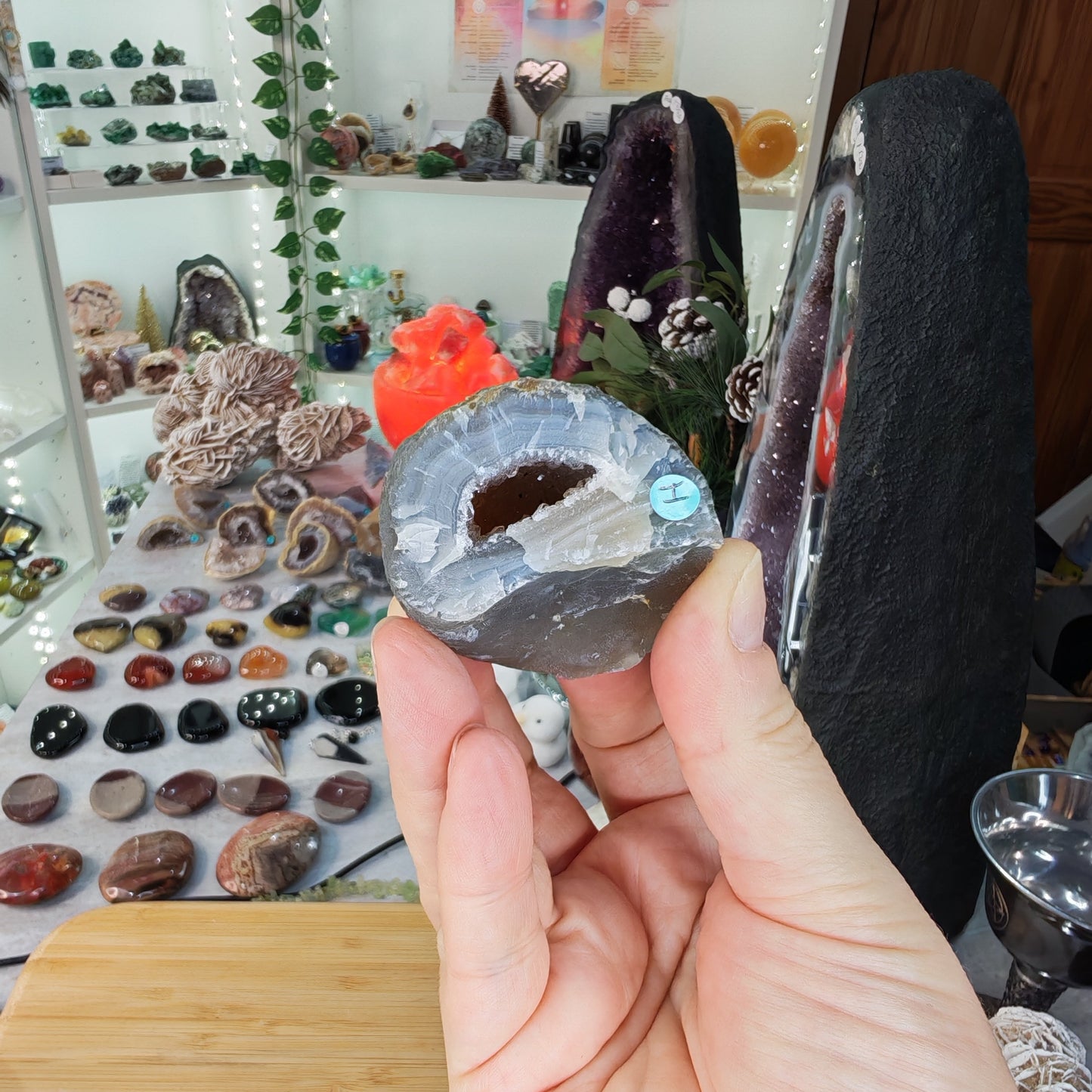 Druzy Agate Geode Option I