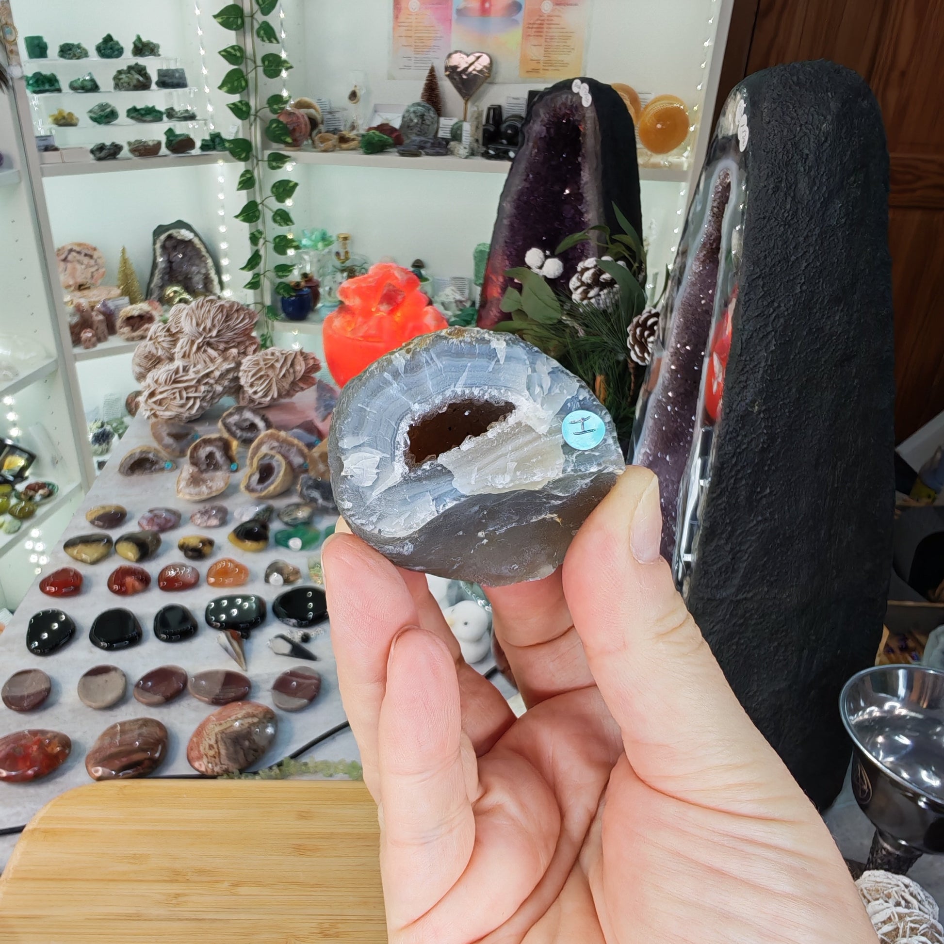 Druzy Agate Geode Option I