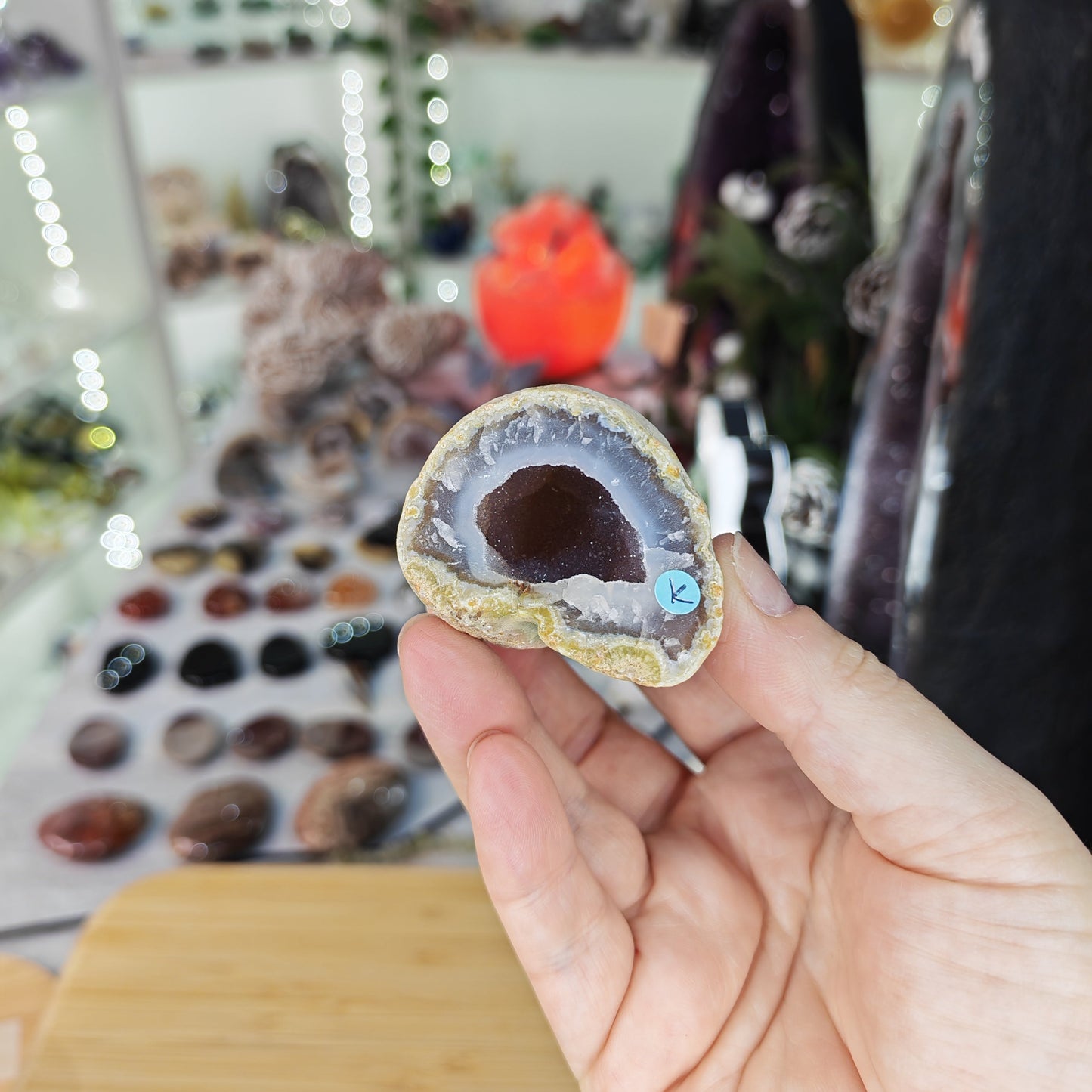 Druzy Agate Geode Option K
