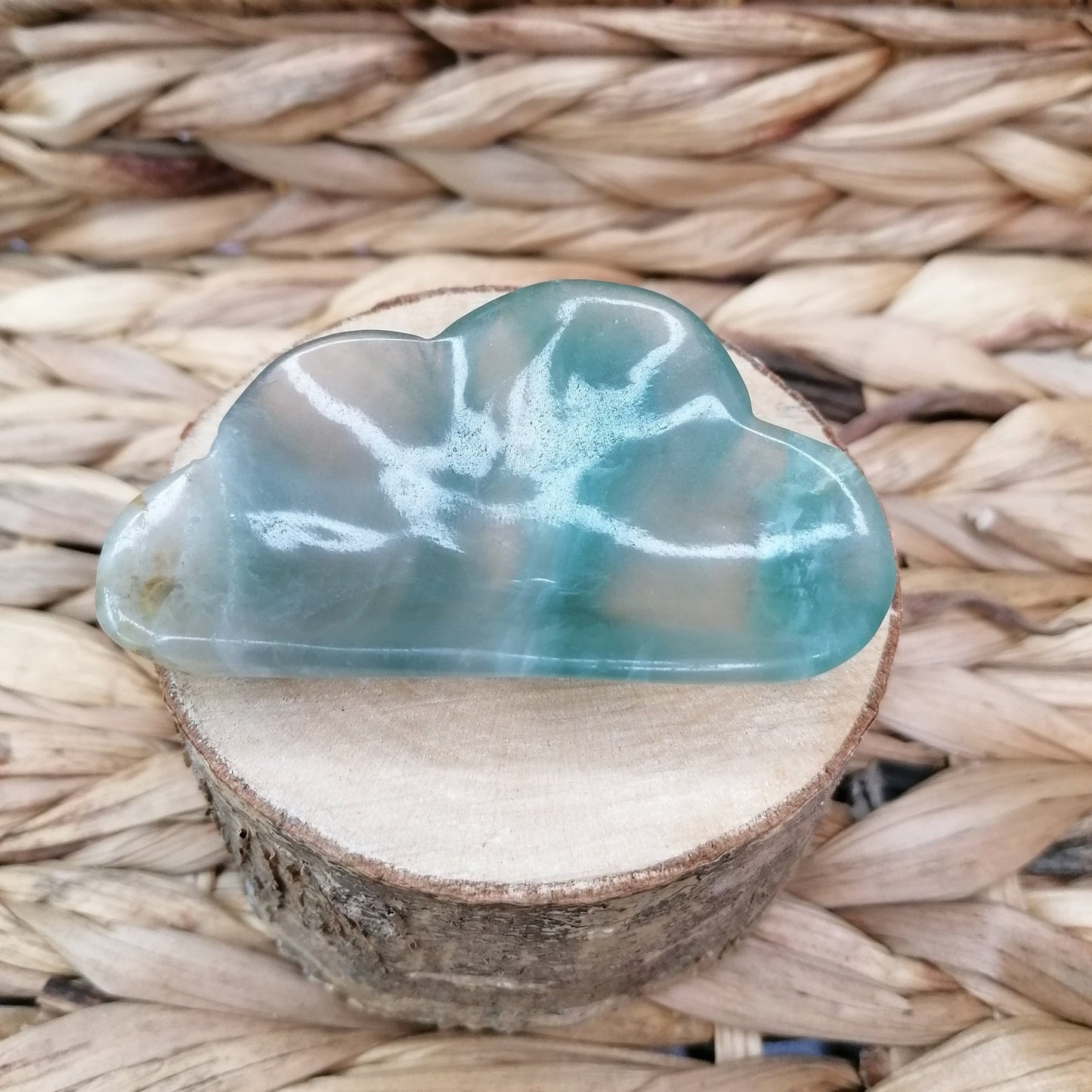 Green Fluorite Cloud Bowl